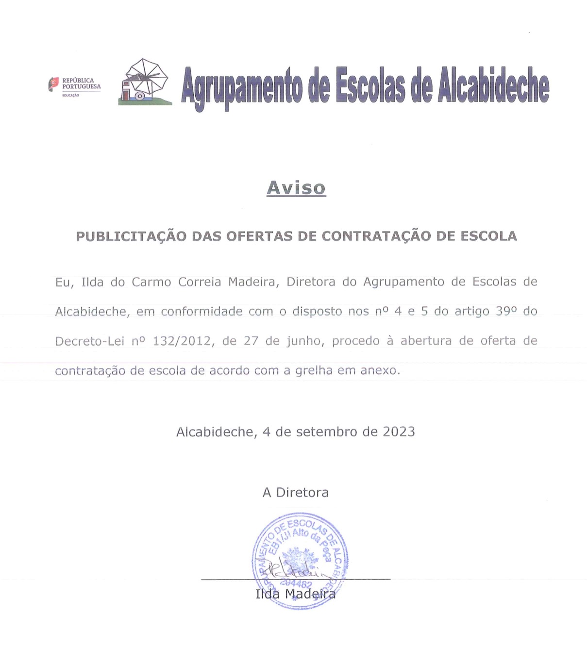 ofertaEscola 8 Aviso Aviso 1 Img